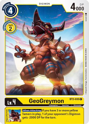 GeoGreymon (BT2-035) - Release Special Booster 1.5