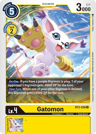 Gatomon - BT2-036 (BT2-036) - Release Special Booster 1.5