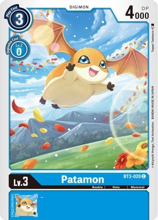 Patamon - BT3-020 (BT3-020) - Release Special Booster 1.5