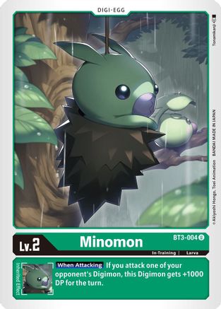 Minomon (BT3-004) - Release Special Booster 1.5