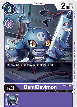 DemiDevimon - P-017 (P-017) - Digimon Promotion Cards