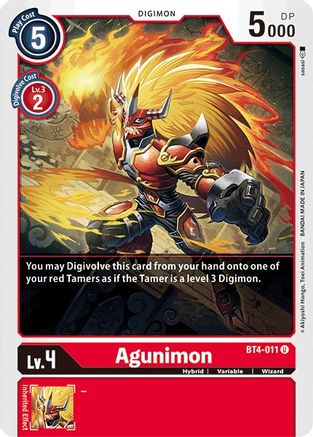 Agunimon (BT4-011) - Great Legend