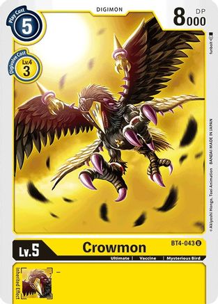 Crowmon (BT4-043) - Great Legend