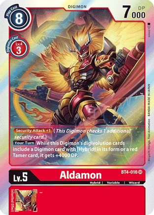 Aldamon (BT4-016) - Great Legend Foil