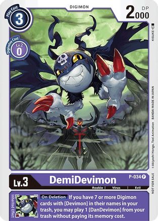 DemiDevimon - P-034 (P-034) - Digimon Promotion Cards