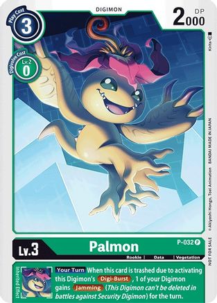 Palmon - P-032 (P-032) - Digimon Promotion Cards