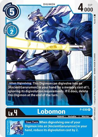 Lobomon - P-030 (P-030) - Digimon Promotion Cards Foil