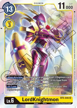 LordKnightmon - BT5-045 (Event Pack 1) (BT5-045) - Battle of Omni Foil