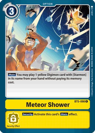 Meteor Shower (BT5-098) - Battle of Omni