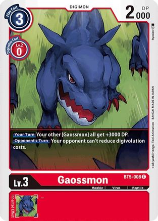 Gaossmon (BT5-008) - Battle of Omni