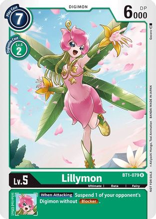 Lillymon - BT1-079 (Tamer Party Vol. 2 Promo) (BT1-079) - Release Special Booster 1.0