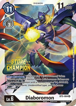Diaboromon - BT5-084 (Store Champion) (BT5-084) - Battle of Omni Foil