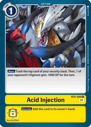 Acid Injection (BT6-099) - Double Diamond