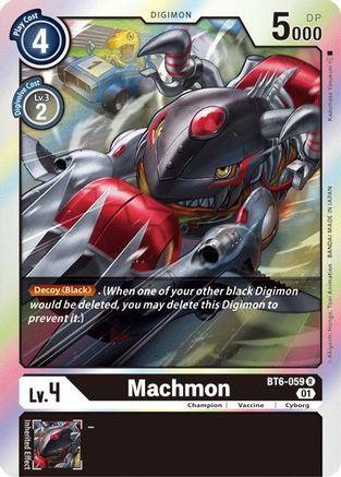 Machmon (BT6-059) - Double Diamond Foil