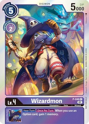 Wizardmon (P-046) - Digimon Promotion Cards Foil