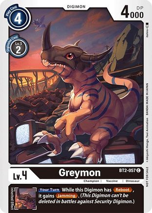 Greymon - BT2-057 (Official Tournament Pack Vol.3) (BT2-057) - Release Special Booster 1.0
