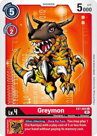 Greymon (EX1-004) - Classic Collection
