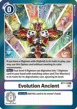 Evolution Ancient (BT7-110) - Next Adventure Foil