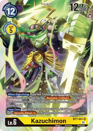 Kazuchimon (BT7-041) - Next Adventure Foil