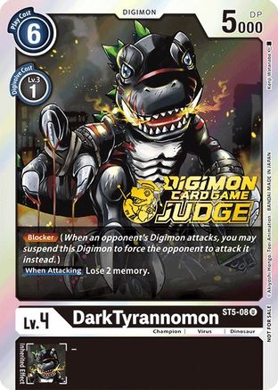 DarkTyrannomon (Judge Pack 1) (ST5-08) - Starter Deck 05: Machine Black Foil
