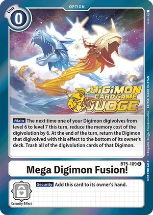 Mega Digimon Fusion! (Judge Pack 1) (BT5-109) - Battle of Omni Foil