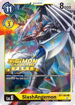 SlashAngemon (Digimon Card Game Fest 2022) (BT1-062) - Release Special Booster 1.0 Foil