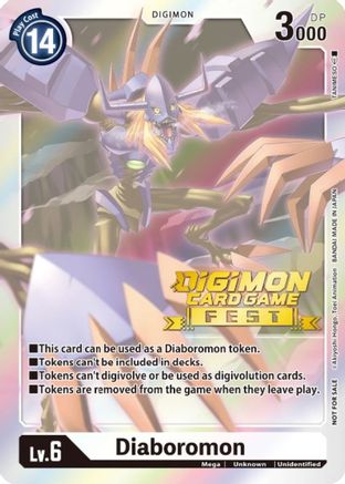 Diaboromon Token (Digimon Card Game Fest 2022) - Digimon Promotion Cards Foil