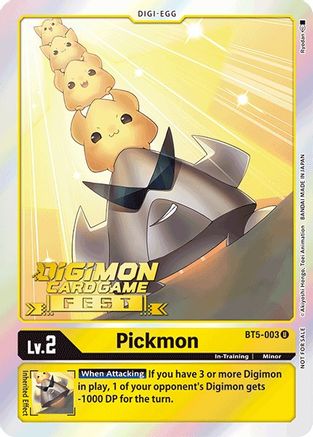 Pickmon (Digimon Card Game Fest 2022) (BT5-003) - Battle of Omni Foil