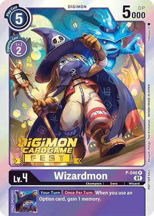 Wizardmon (Digimon Card Game Fest 2022) (P-046) - Digimon Promotion Cards Foil
