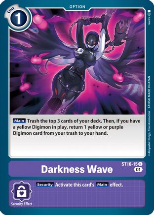 Darkness Wave (ST10-15) - Starter Deck 10: Parallel World Tactician