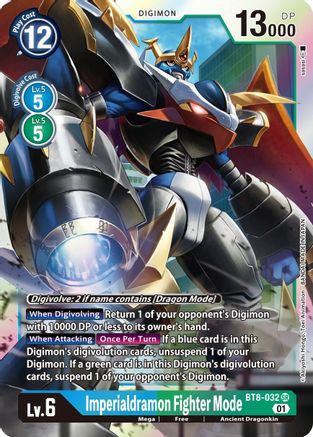 Imperialdramon Fighter Mode (BT8-032) - New Awakening Foil