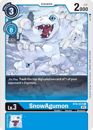 SnowAgumon (BT8-022) - New Awakening