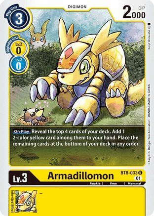 Armadillomon (BT8-033) - New Awakening