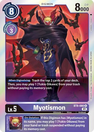 Myotismon (BT8-080) - New Awakening Foil