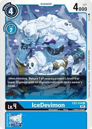 IceDevimon (EX2-014) - Digital Hazard