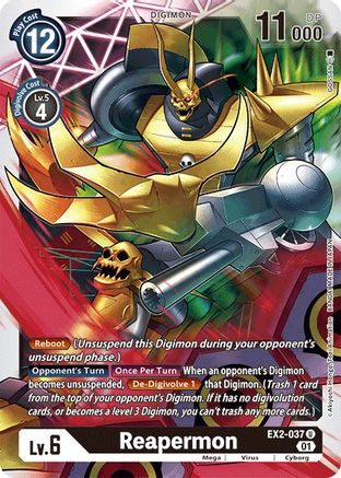 Reapermon (EX2-037) - Digital Hazard