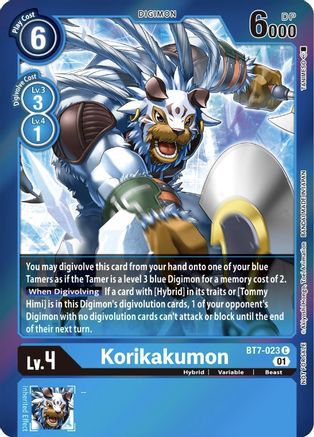 Korikakumon (Event Pack 3) (BT7-023) - Next Adventure Foil