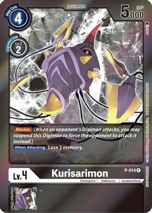 Kurisarimon - P-014 (Event Pack 3) (P-014) - Digimon Promotion Cards Foil