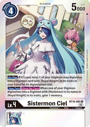 Sistermon Ciel (BT10-085) - Xros Encounter Foil