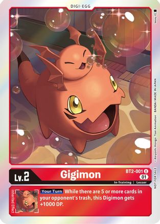 Gigimon (ST-11 Special Entry Pack) (BT2-001) - Release Special Booster 1.0 Foil