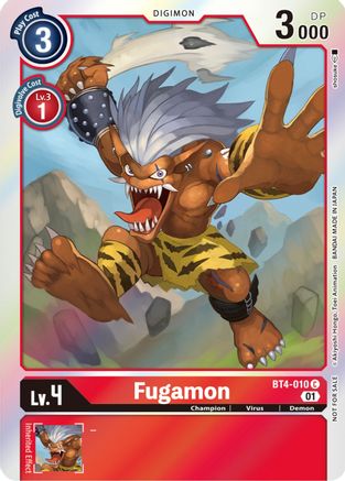 Fugamon (ST-11 Special Entry Pack) (BT4-010) - Great Legend Foil
