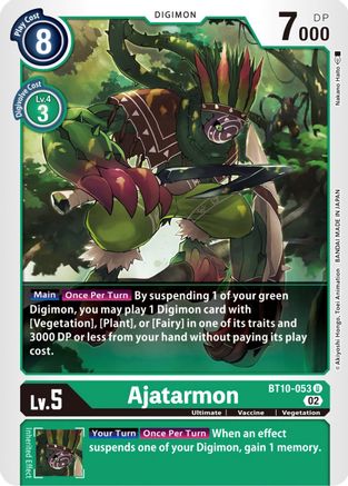 Ajatarmon (BT10-053) - Xros Encounter