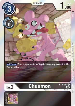 Chuumon (Official Tournament Pack Vol. 7) (BT3-061) - Release Special Booster 1.0 Foil
