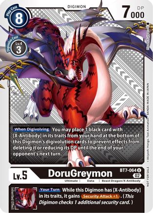 DoruGreymon (Winner Pack Xros Encounter) (BT7-064) - Next Adventure