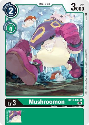 Mushroomon (BT10-043) - Xros Encounter