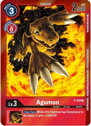 Agumon (Gift Box 2022) (P-009) - Digimon Promotion Cards Foil