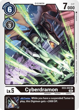 Cyberdramon (EX3-050) - Draconic Roar