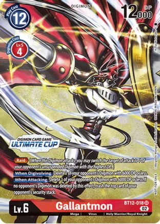 Gallantmon (Ultimate Cup) (BT12-018) - Across Time
