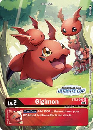 Gigimon (Ultimate Cup) (BT12-001) - Across Time