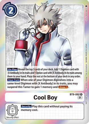 Cool Boy (Event Pack 4) (BT9-092) - X Record Foil